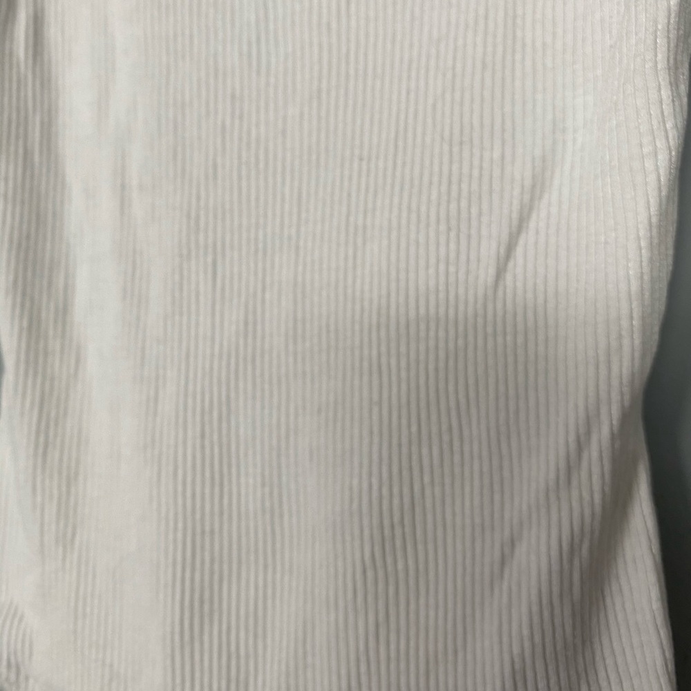 Windsor White Ribbed Bodysuit Adjustable Straps - Picture 6 of 6